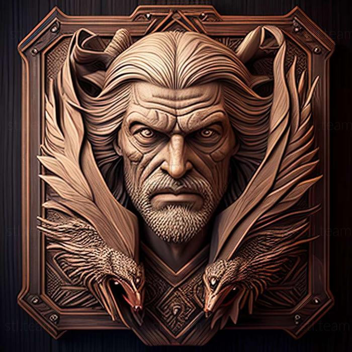 3D model The Witcher 3 Wild Hunt game (STL)